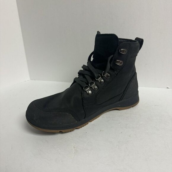 Sorel Mens Ankeny II Mid OD Waterproof Boot Black Size 9 M main image 4
